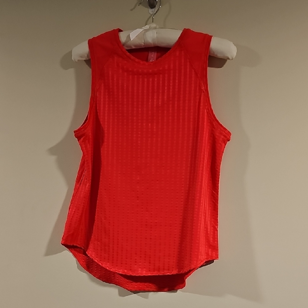 Elegant Red Sleeveless Tank Top